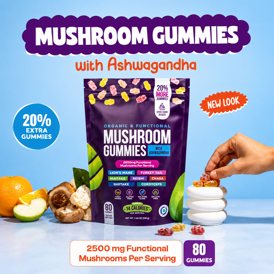 10-in-1 Mushroom and Ashwagandha Gummies