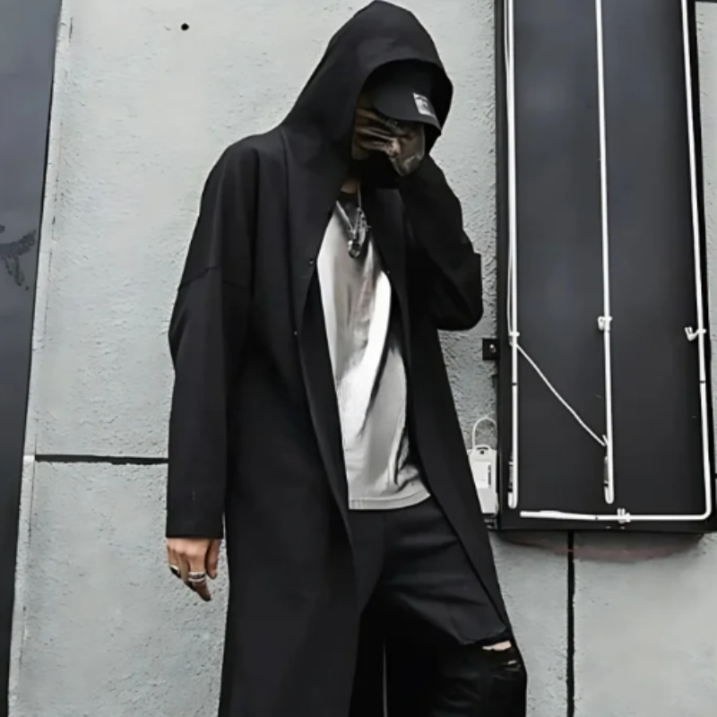 Techwear Cardigan Hoodie