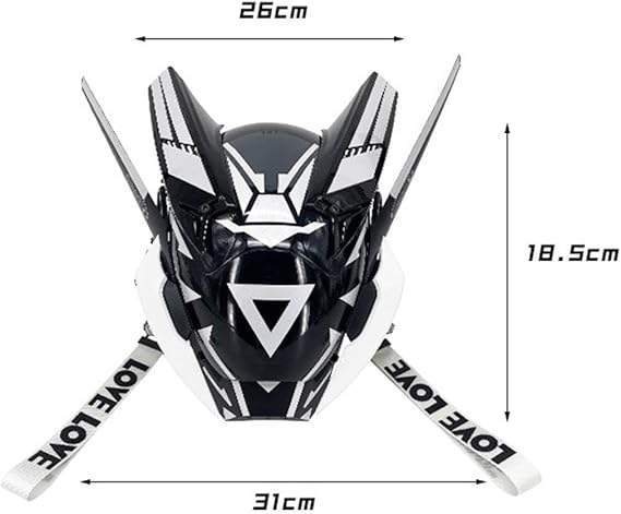 Techwear Cyberpunk Shinobi Helmet