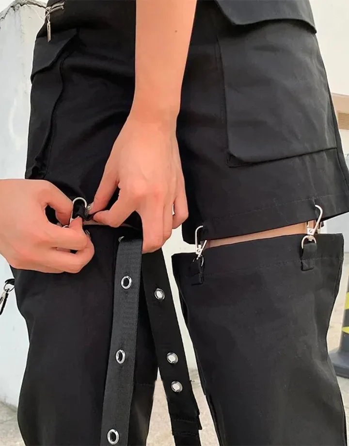 Techwear Convertible Cargo Pants Women