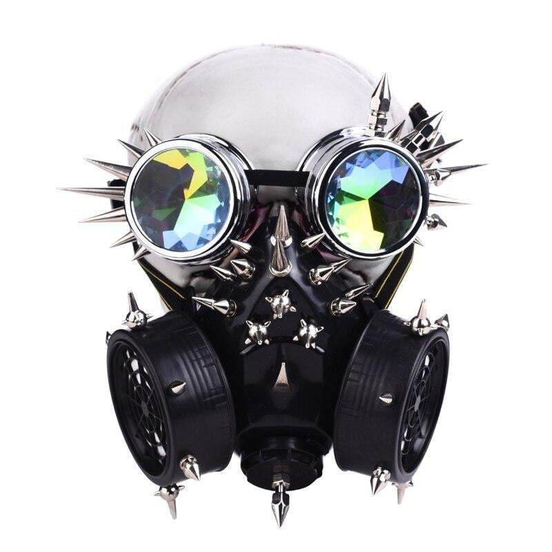 Techwear Cyberpunk Gas Mask Art