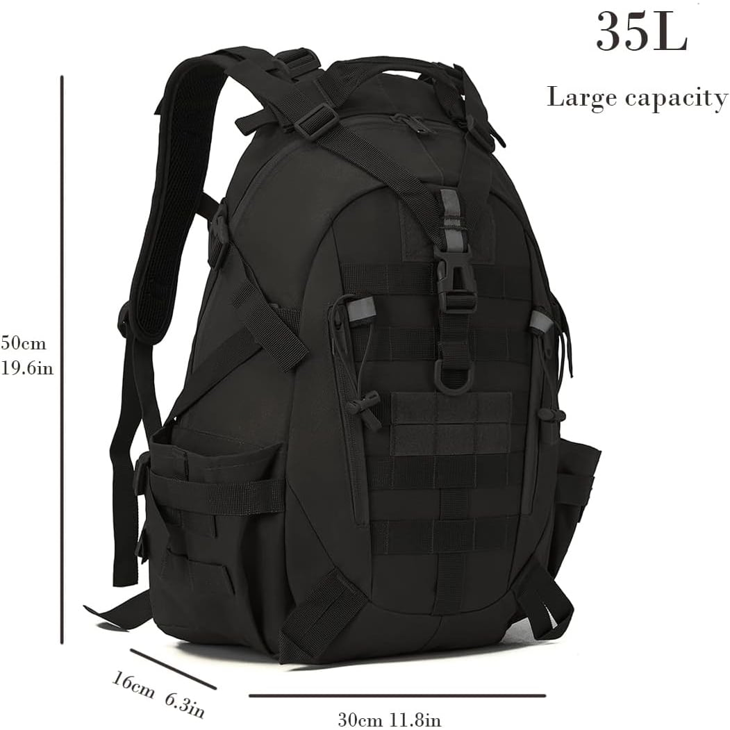 Techwear Black Backpack