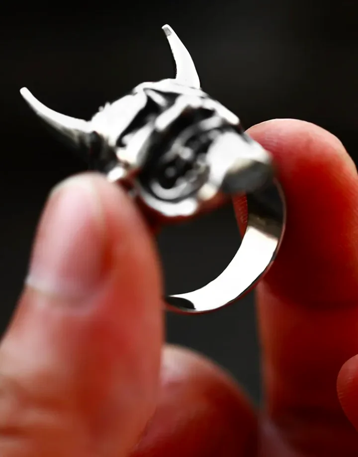 Techwear Japanese Demon Ring