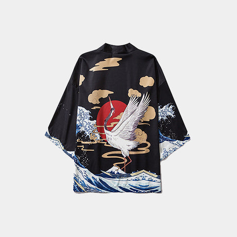 Techwear Kimono Crane