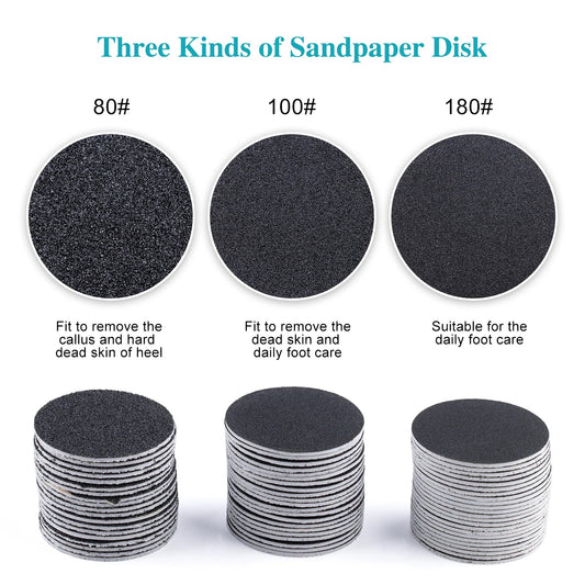 HeelLux Replacement Sanding Discs – 60-Pac