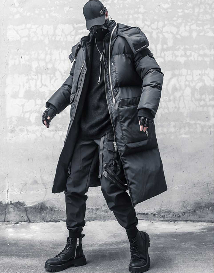 Techwear Tactical Puffed Jacket