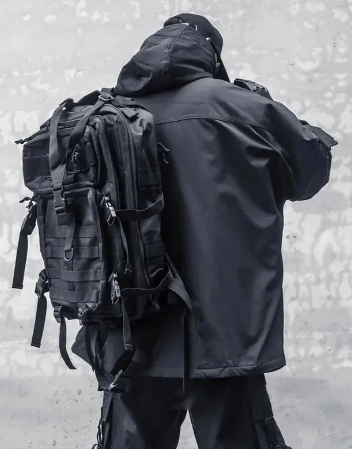 Techwear Turtleneck Zip Up Jacket