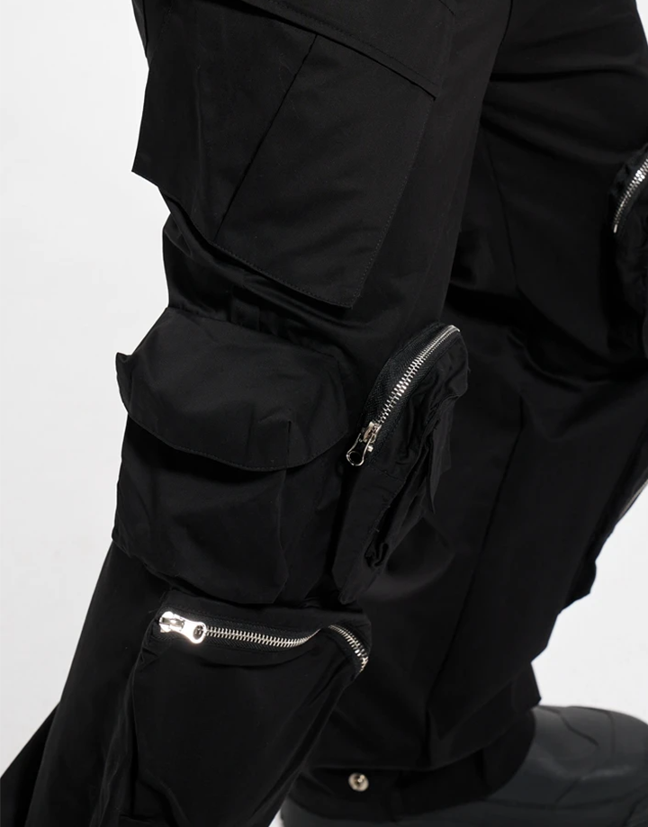 Techwear Wide Leg Multi Pocket Pants