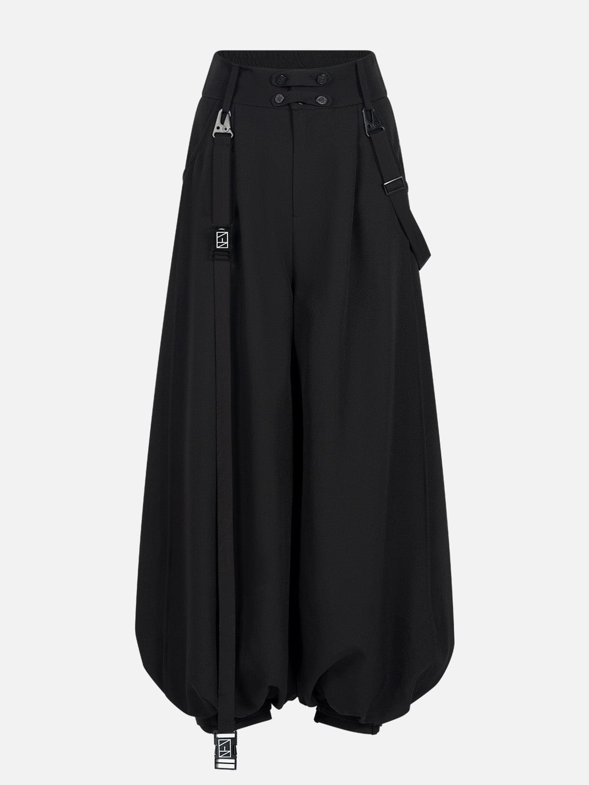 Tapered Loose-Fit Cropped Pants