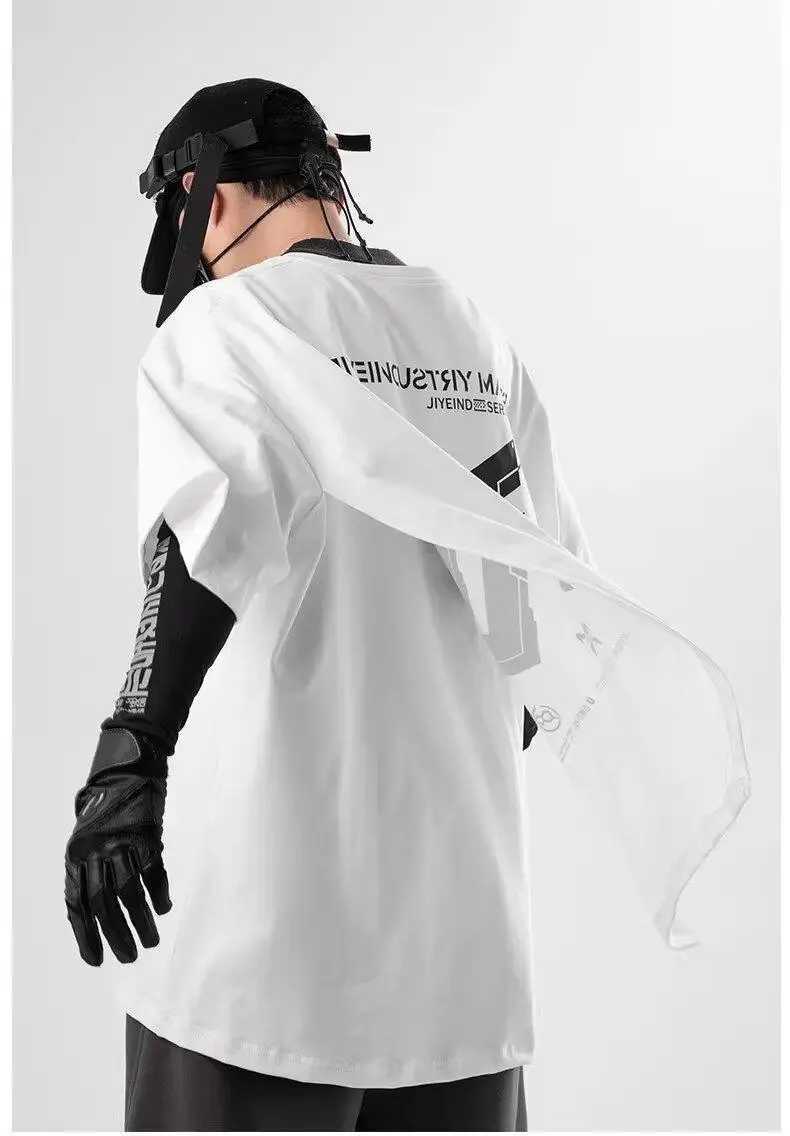 Techwear Cyberpunk Graphic Tee