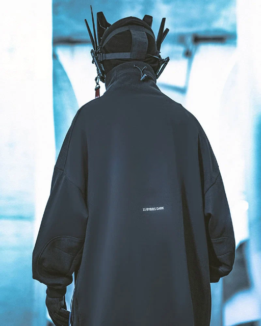 Techwear Cyberpunk Collar Hoodie