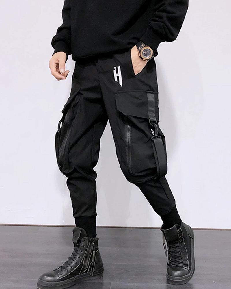 Techwear Tactical Slim Fit Cargo Pants