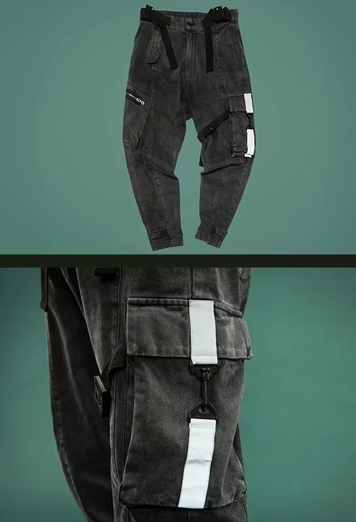 Techwear Cyberpunk Cargo Pants