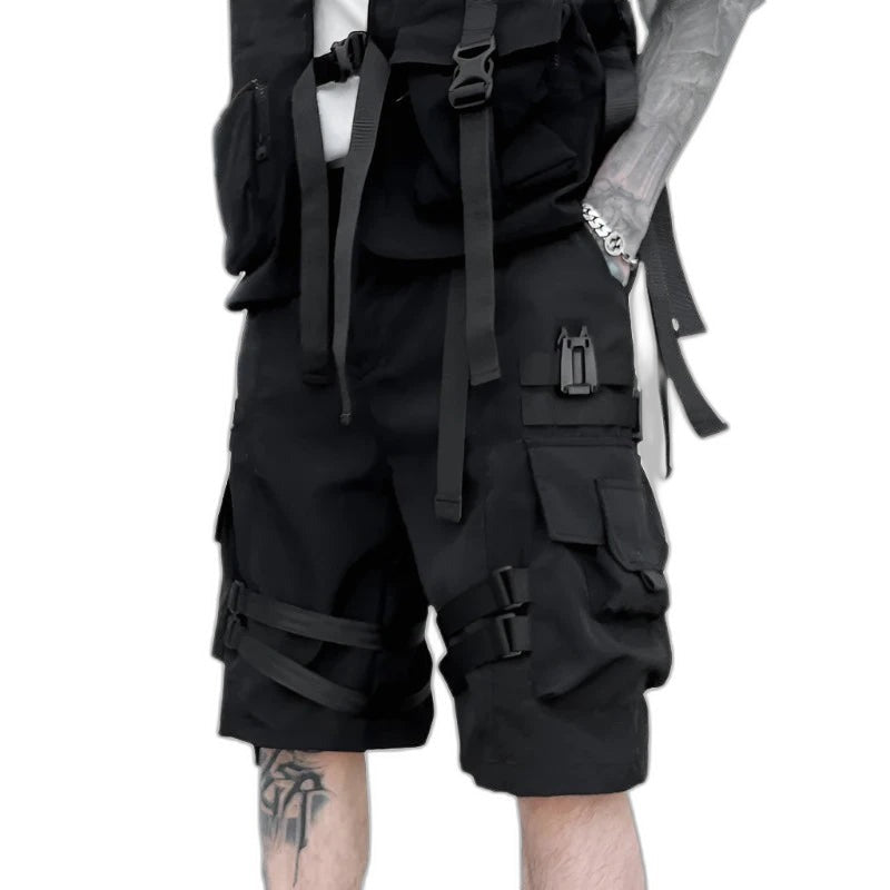 2023 Ribbons Multi-pockets Shorts