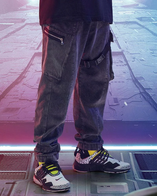 Techwear Cyberpunk Cargo Pants