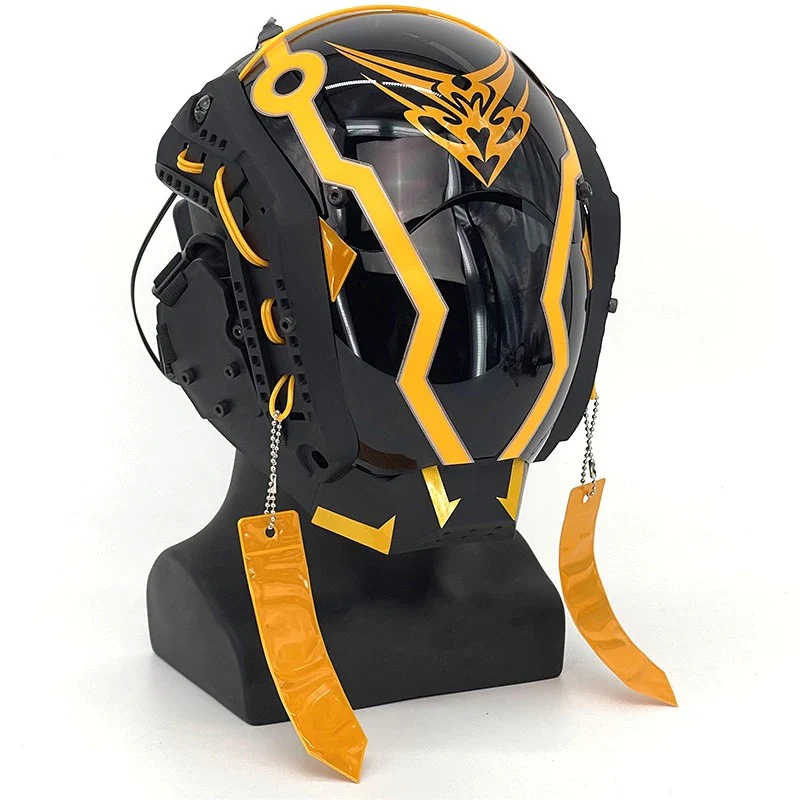 Techwear Cyberpunk Sci-Fi Helmet