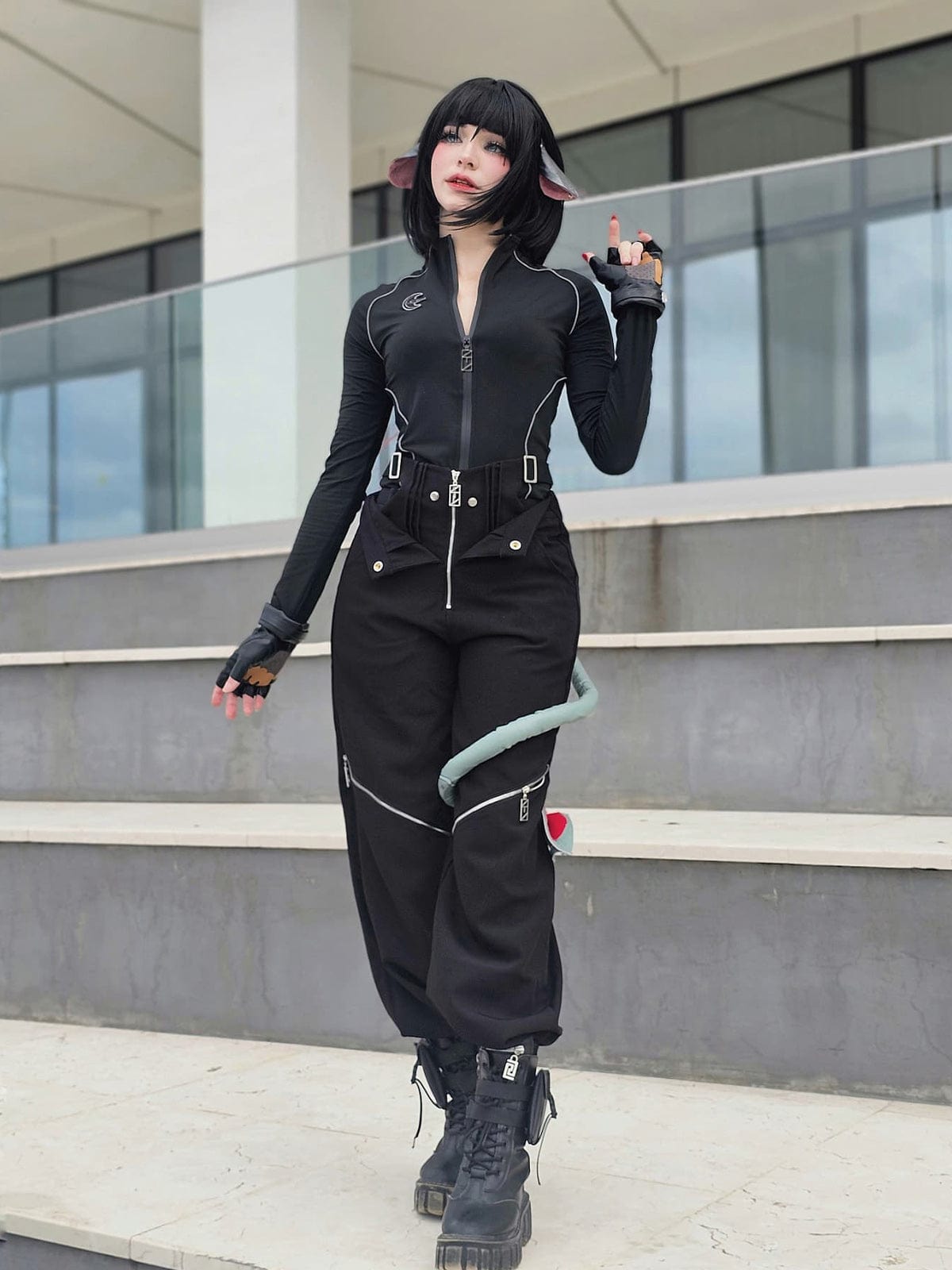 Reflective Strip Bodysuit