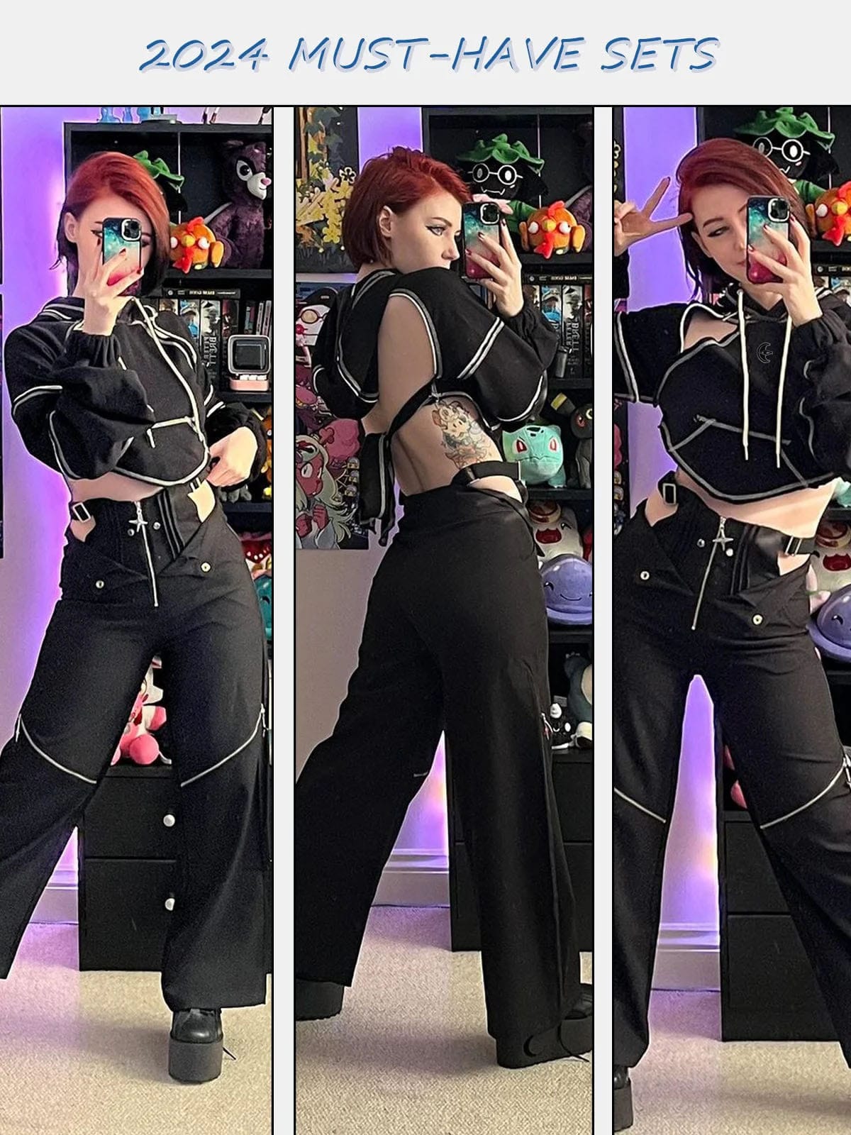 Hollowed Back Tie-Bow Hoodie