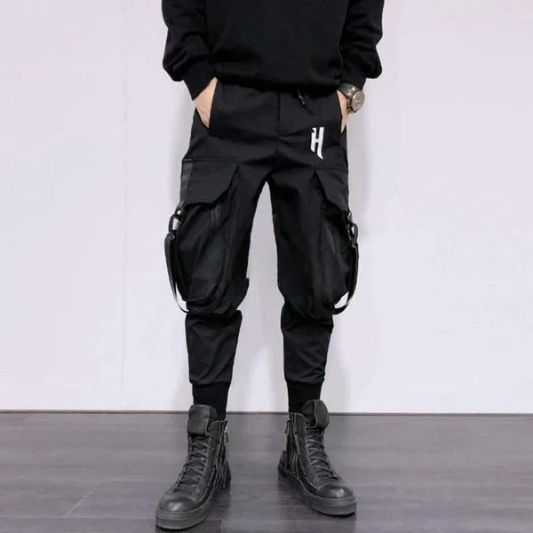 Techwear Tactical Slim Fit Cargo Pants