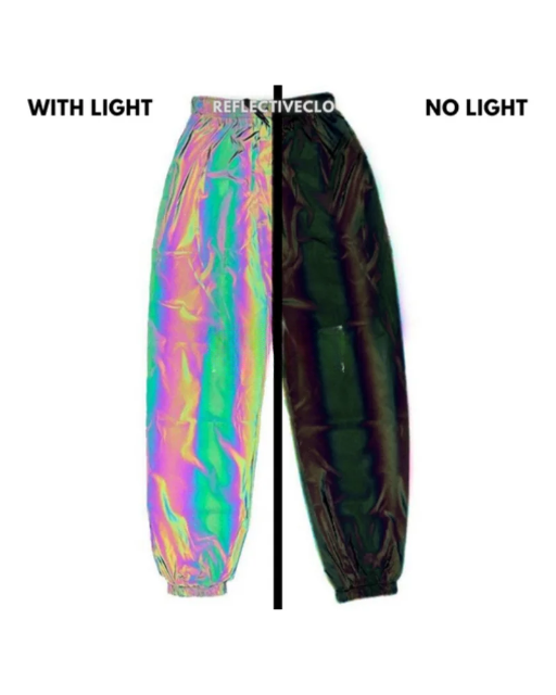Techwear Multicolored Reflective Pants