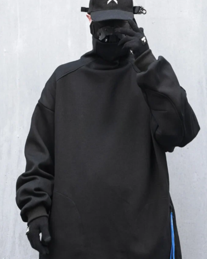 Techwear Cyberpunk Collar Hoodie