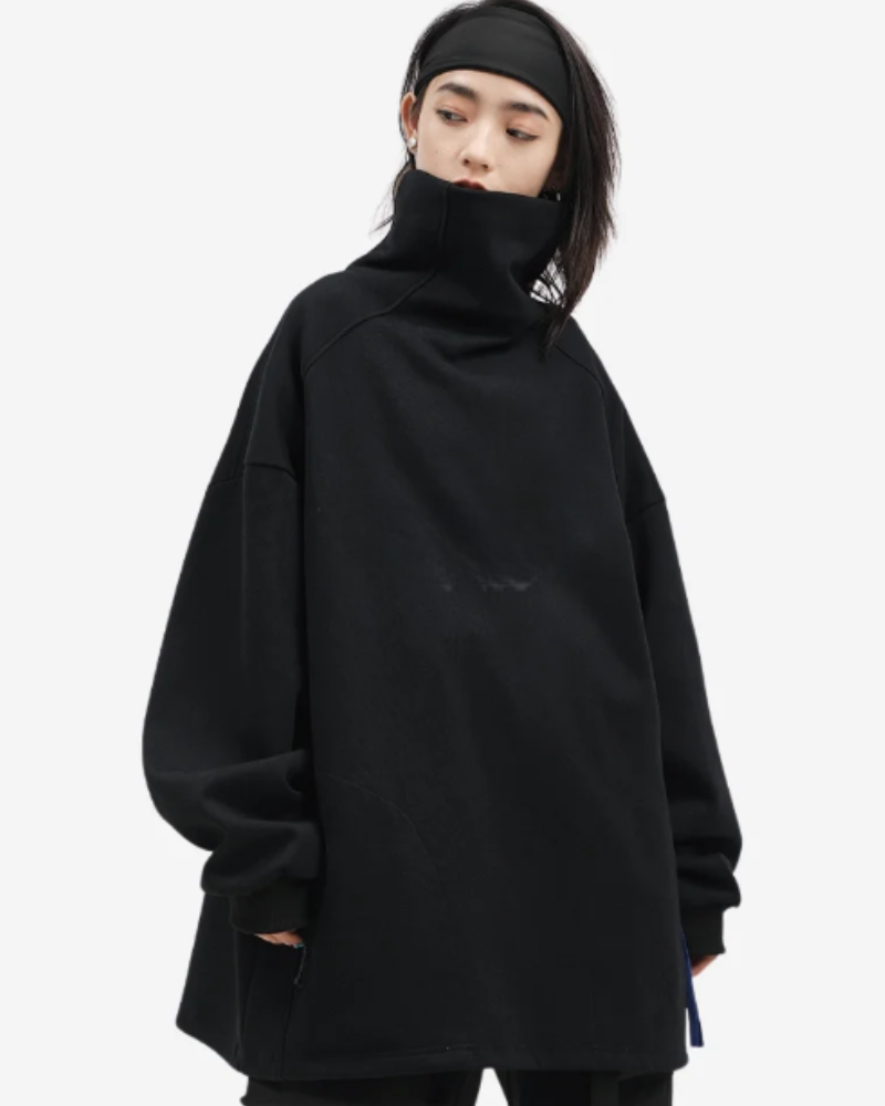 Techwear Cyberpunk Collar Hoodie