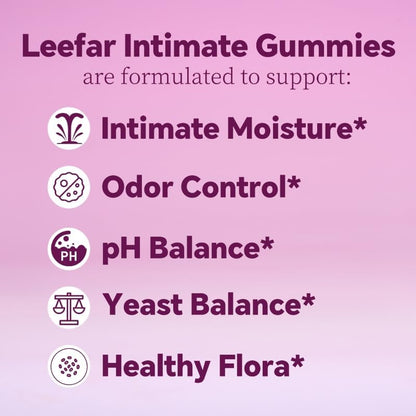 Women’s Probiotic + Slippery Elm - 5 Billion CFU Vaginal Probiotics + Prebiotic Fiber - Supports Intimate Moisture, pH Balance, Odor Control & Yeast Balance* - Pineapple Flavor - 60 Gummies