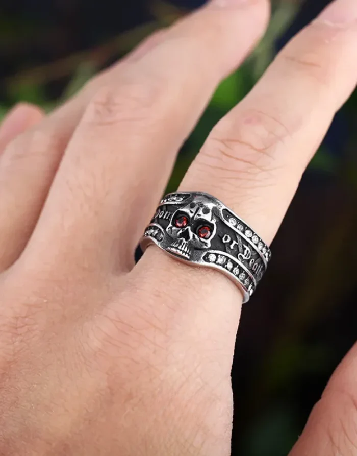 Techwear Freedom Or Death Ring