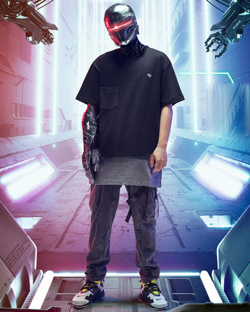 Techwear Cyberpunk Cargo Pants
