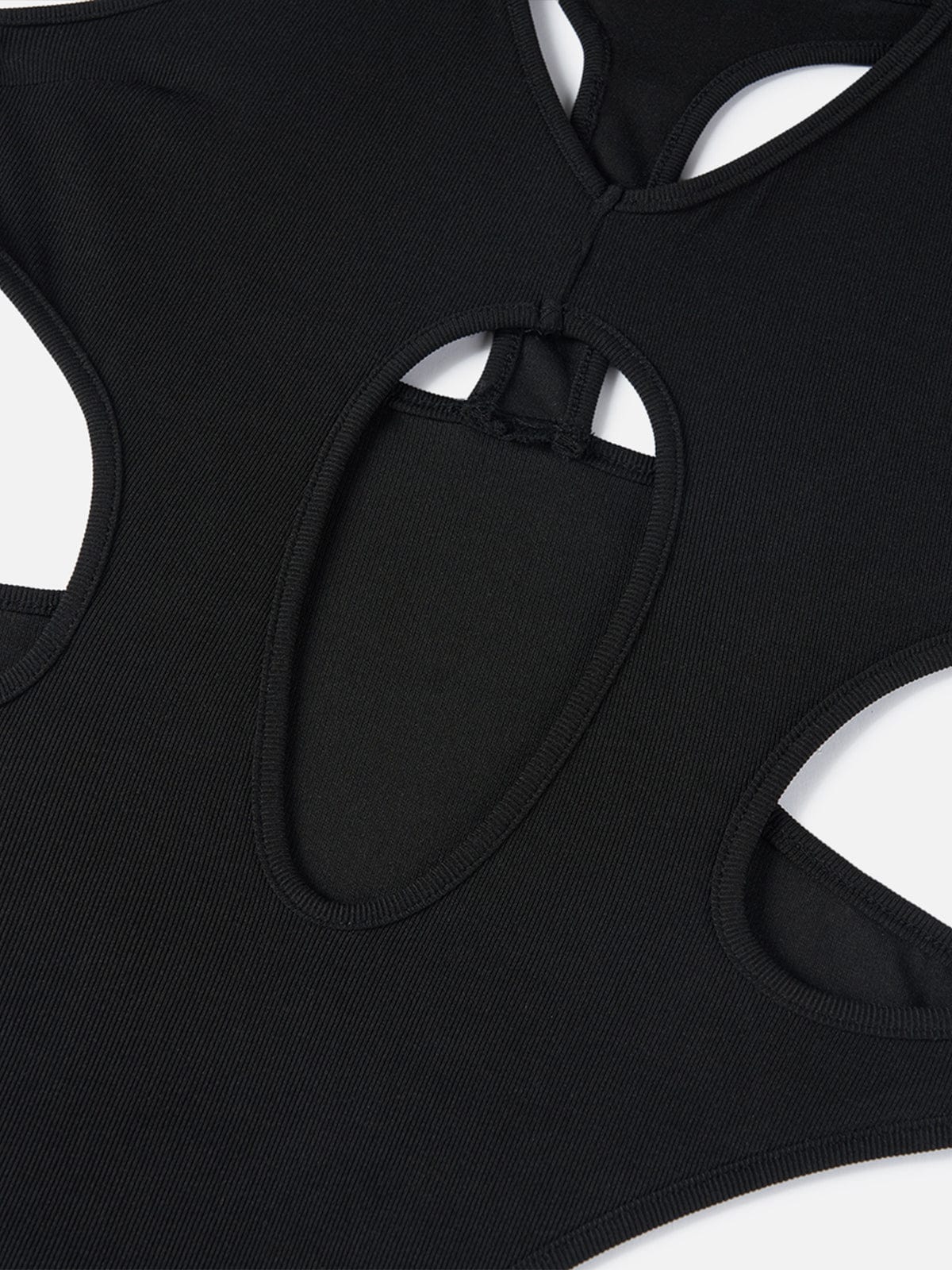 Hollow Stitching Bodysuit