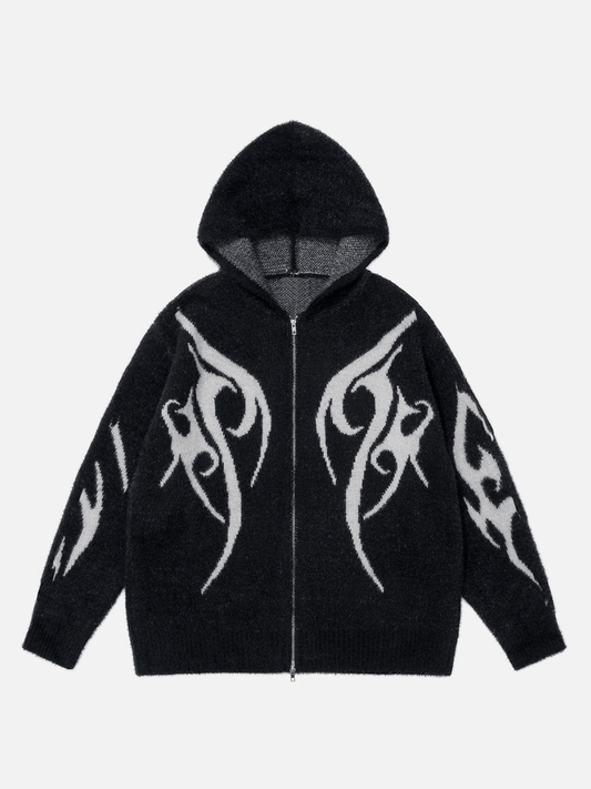 Flame Graphic Hoodie