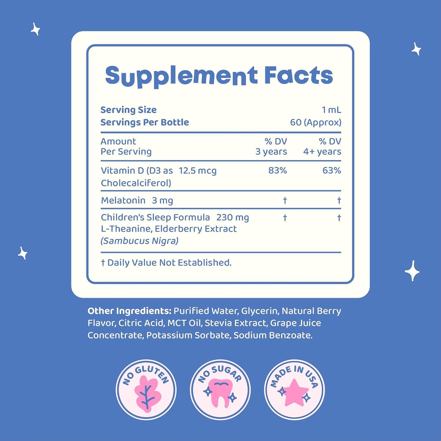 Clean Nighttime Berry Sleep Drops