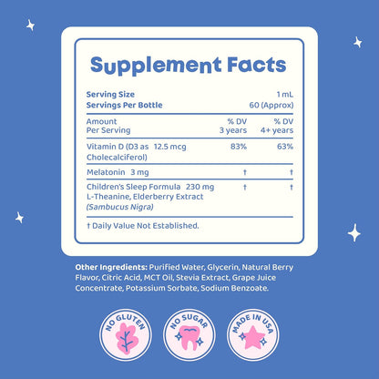 Clean Nighttime Berry Sleep Drops