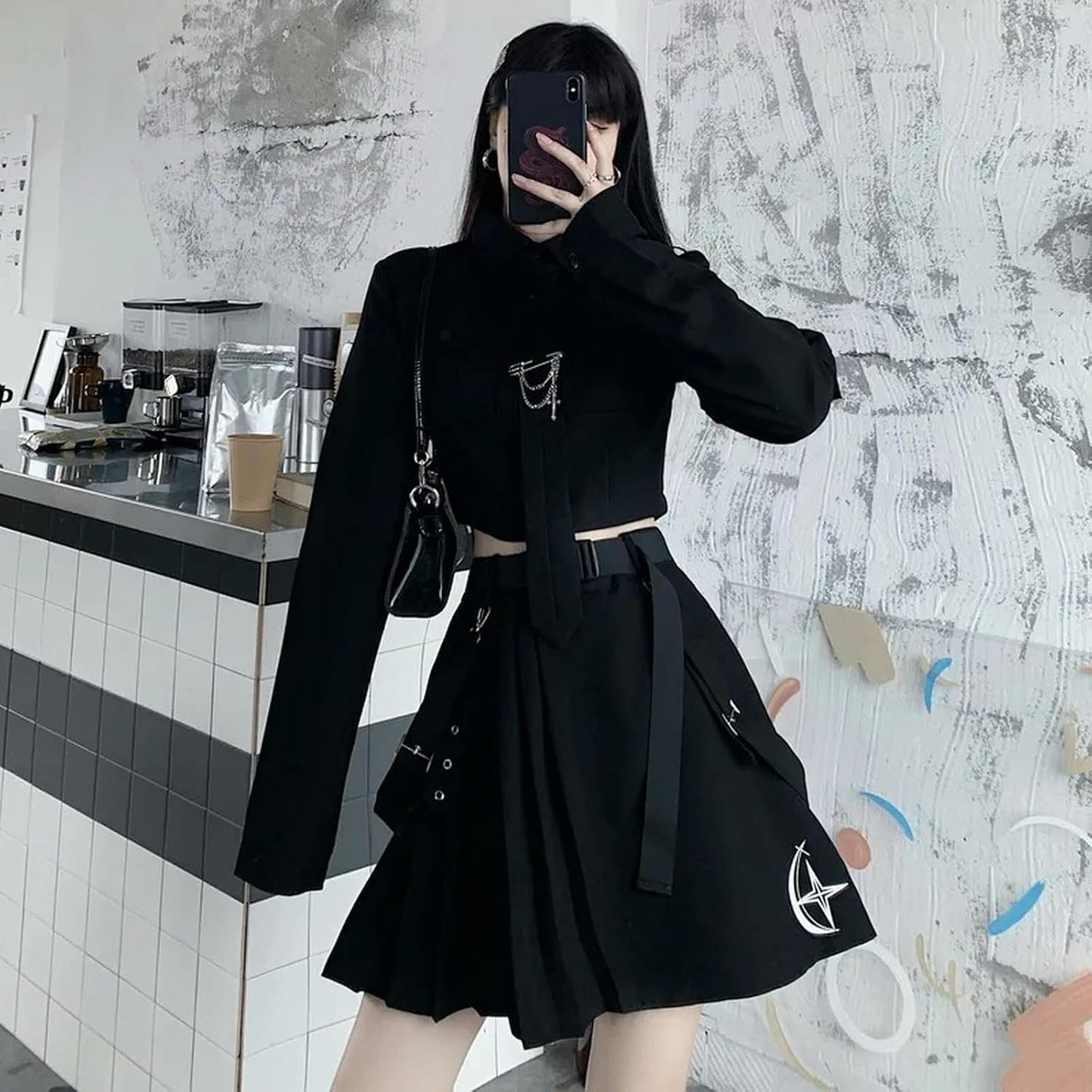 Black Goth Skirt