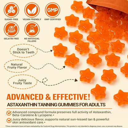 Radiant Sunless Glow Tanning Gummies
