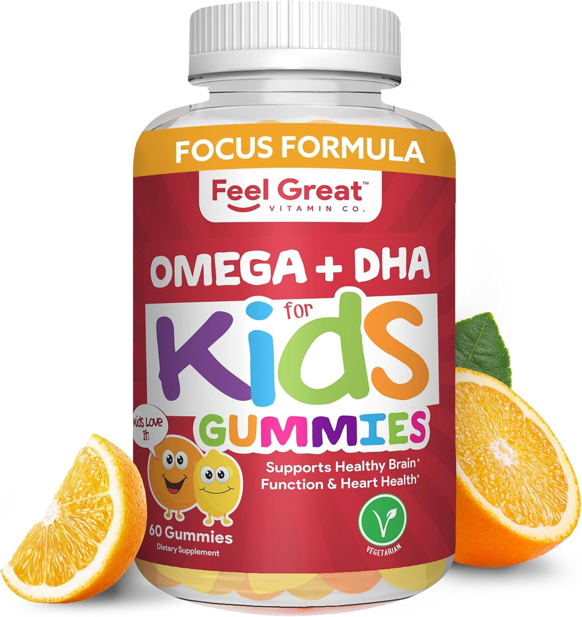 Plant-Based Kids DHA Omega Gummies