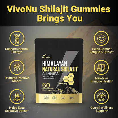 Gold Grade Himalayan Shilajit Gummies