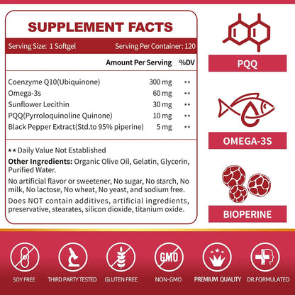 High Potency CoQ10 Heart Vitality