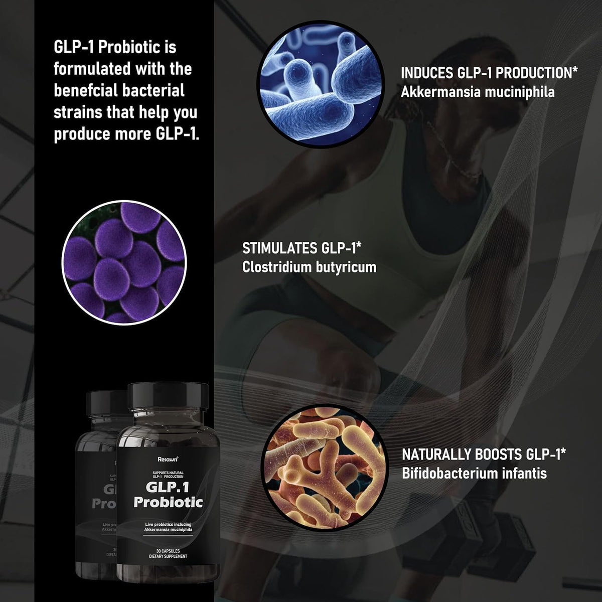 Natural GLP-1 Metabolic Probiotic Formula