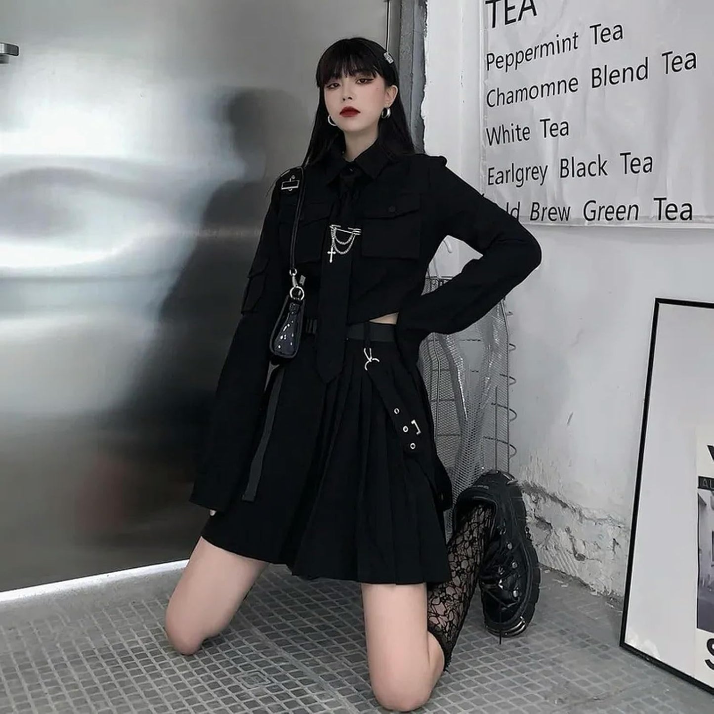 Black Goth Skirt