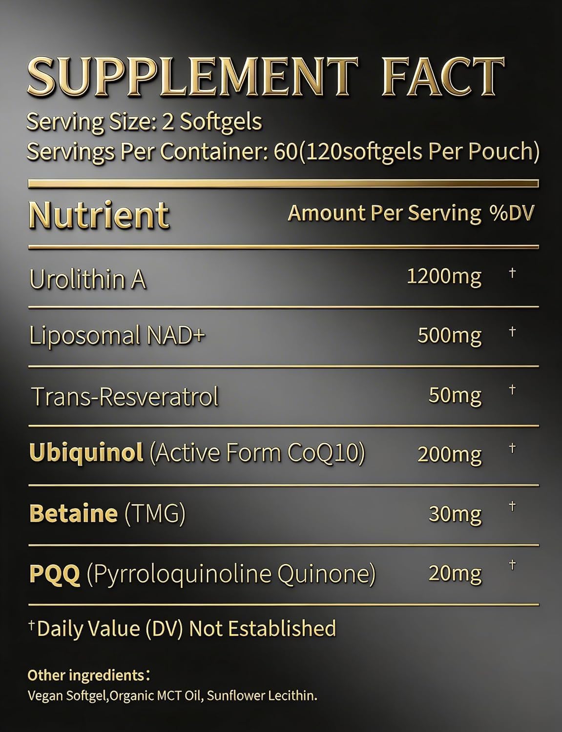 Advanced 6-in-1 Cellular Longevity Complex