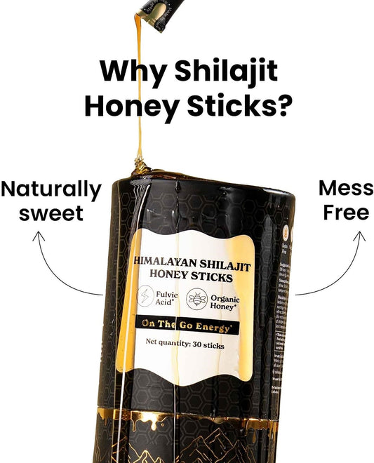 Saffron Infused Himalayan Shilajit Sticks