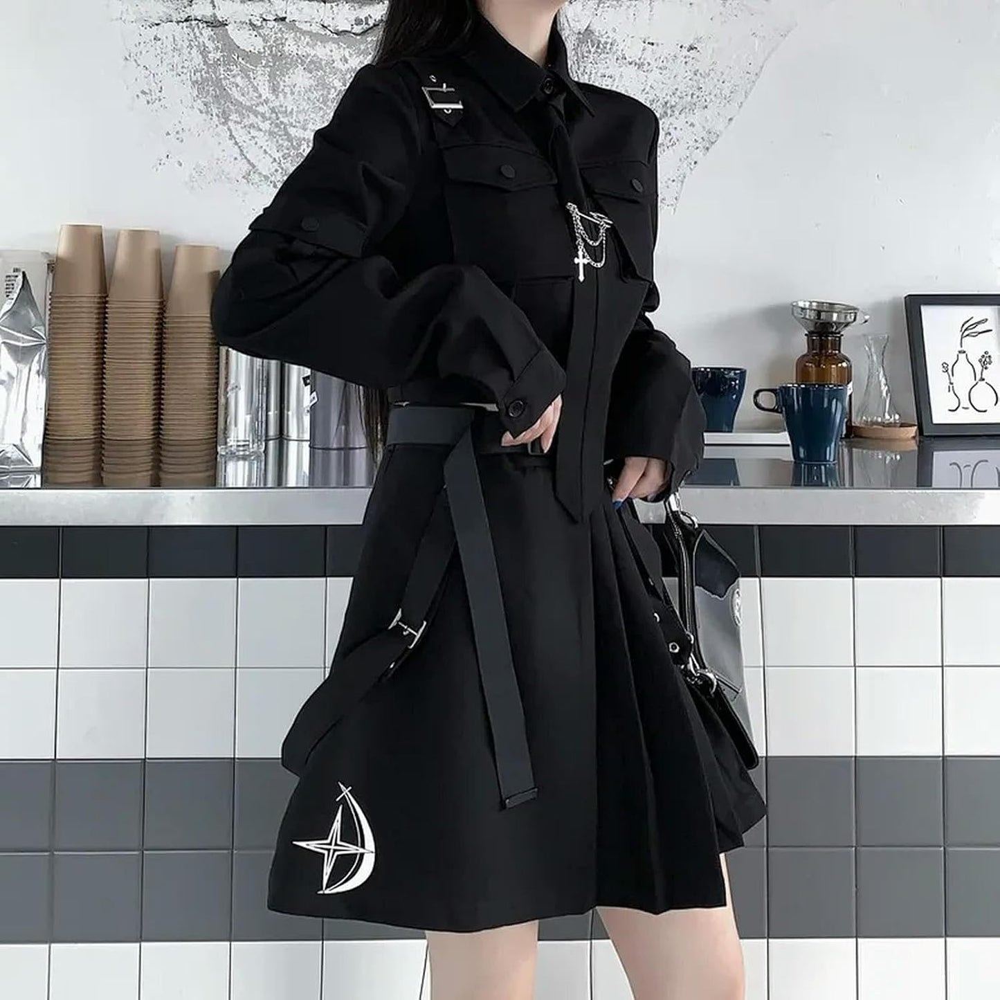 Black Goth Skirt