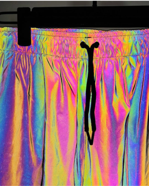 Techwear Multicolored Reflective Pants
