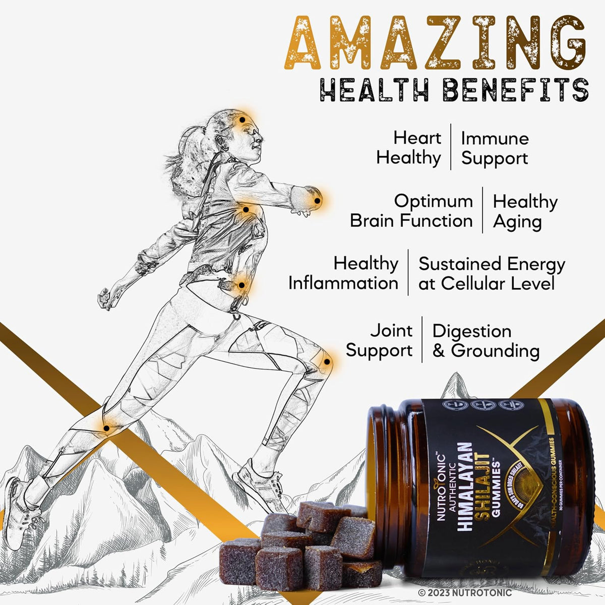 Raw Himalayan Shilajit Manuka Gummies