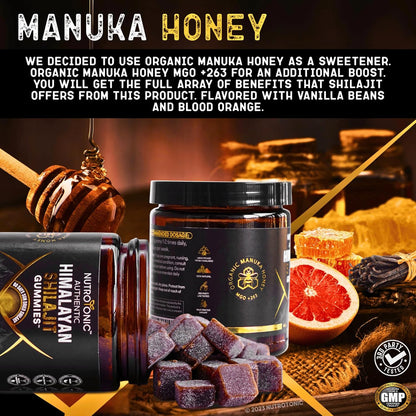 Raw Himalayan Shilajit Manuka Gummies