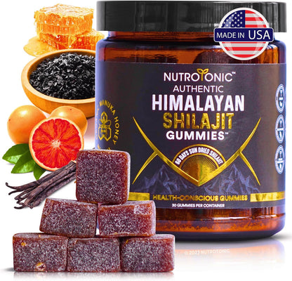 Raw Himalayan Shilajit Manuka Gummies