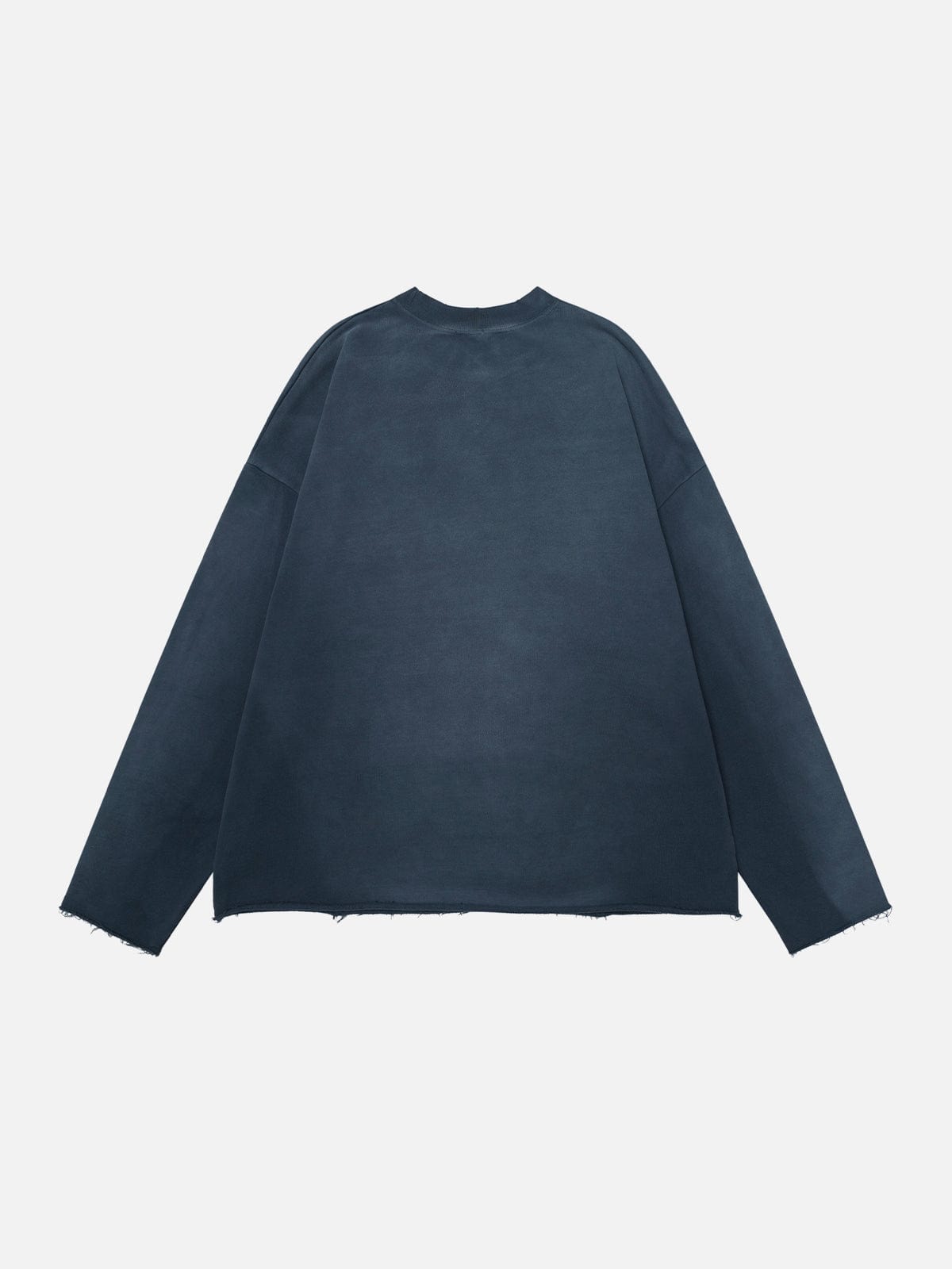 Flame Blurring Print Long Sleeve Tee