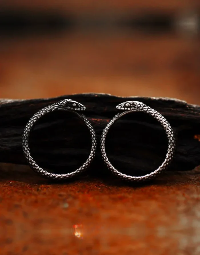 Techwear Serpent Ring