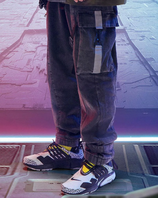 Techwear Cyberpunk Cargo Pants